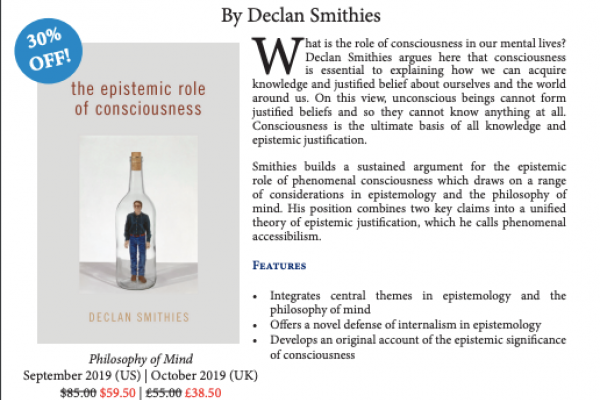 Synopsis of The Epistemic Role of Consciousness