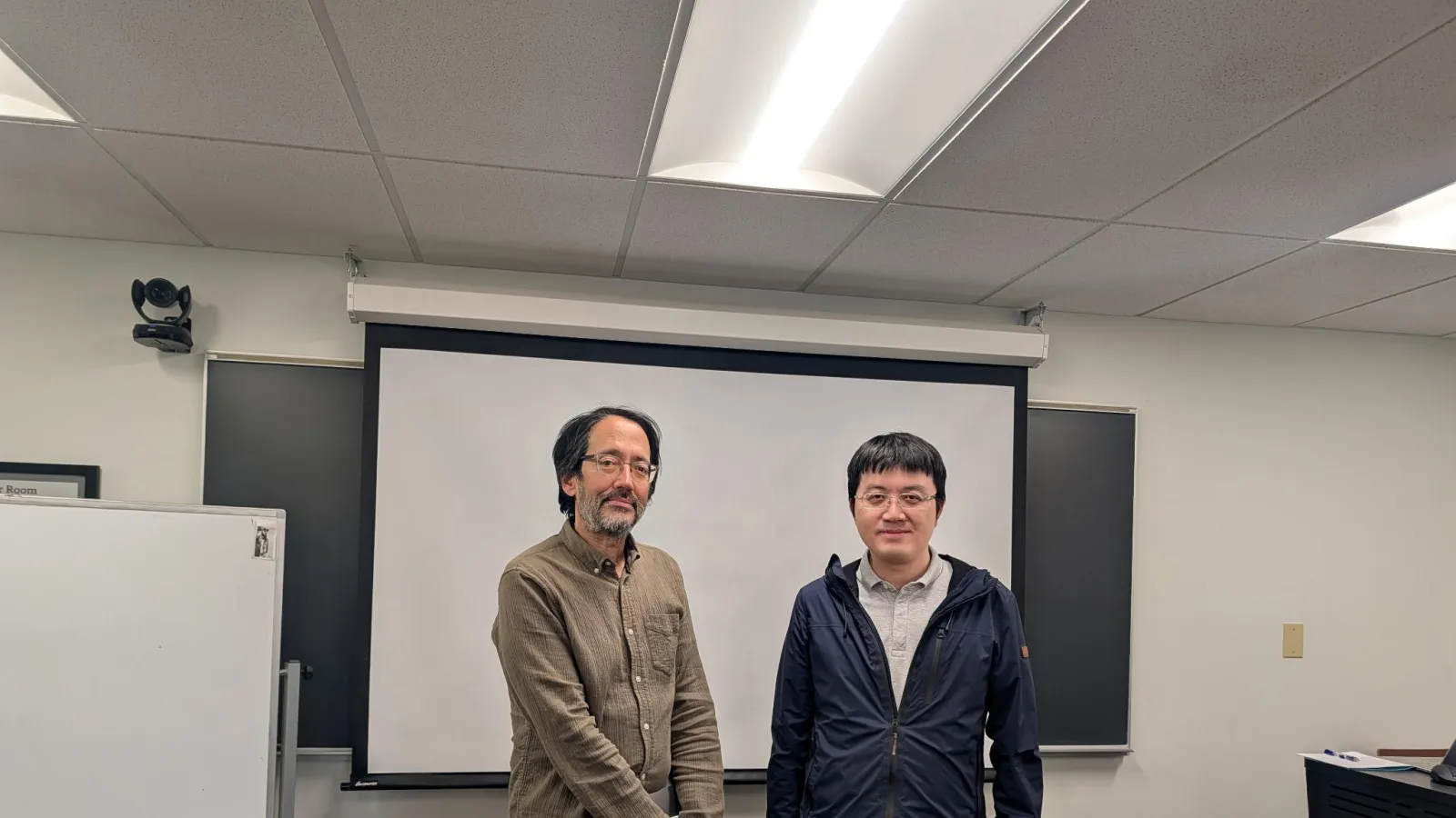 Shao-An Hsu and Abraham Roth At Department Award Ceremony 2025