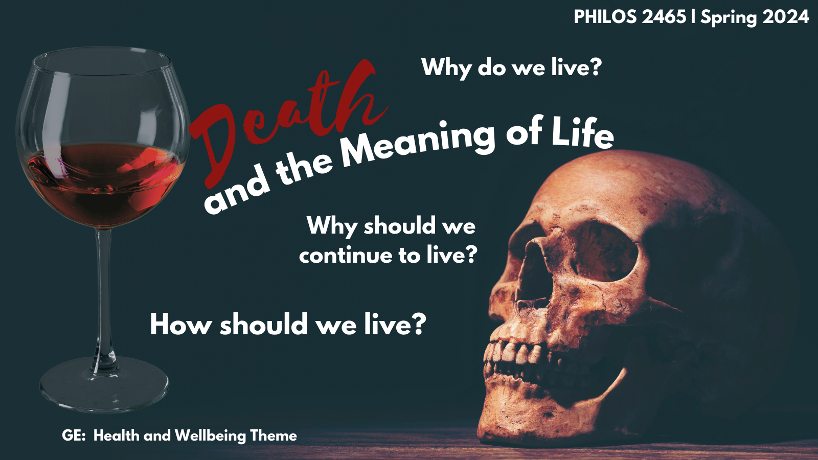 Death in the meaning of life 